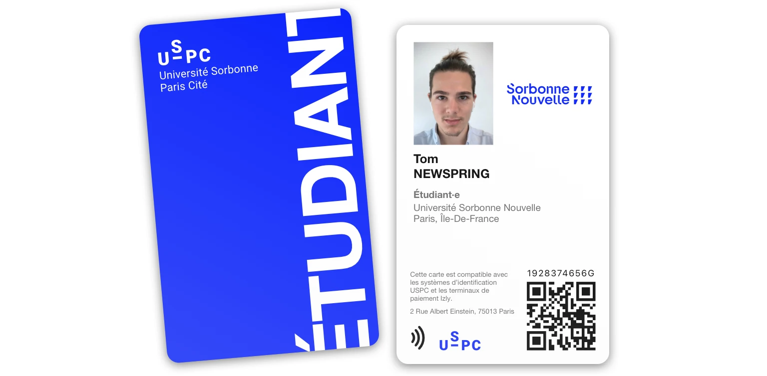 USPC student ID concept